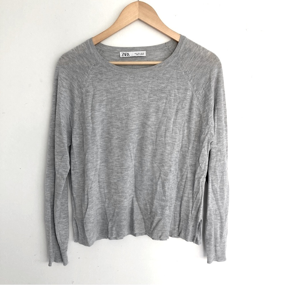 Zara Lightweight Crew Neck Sweater